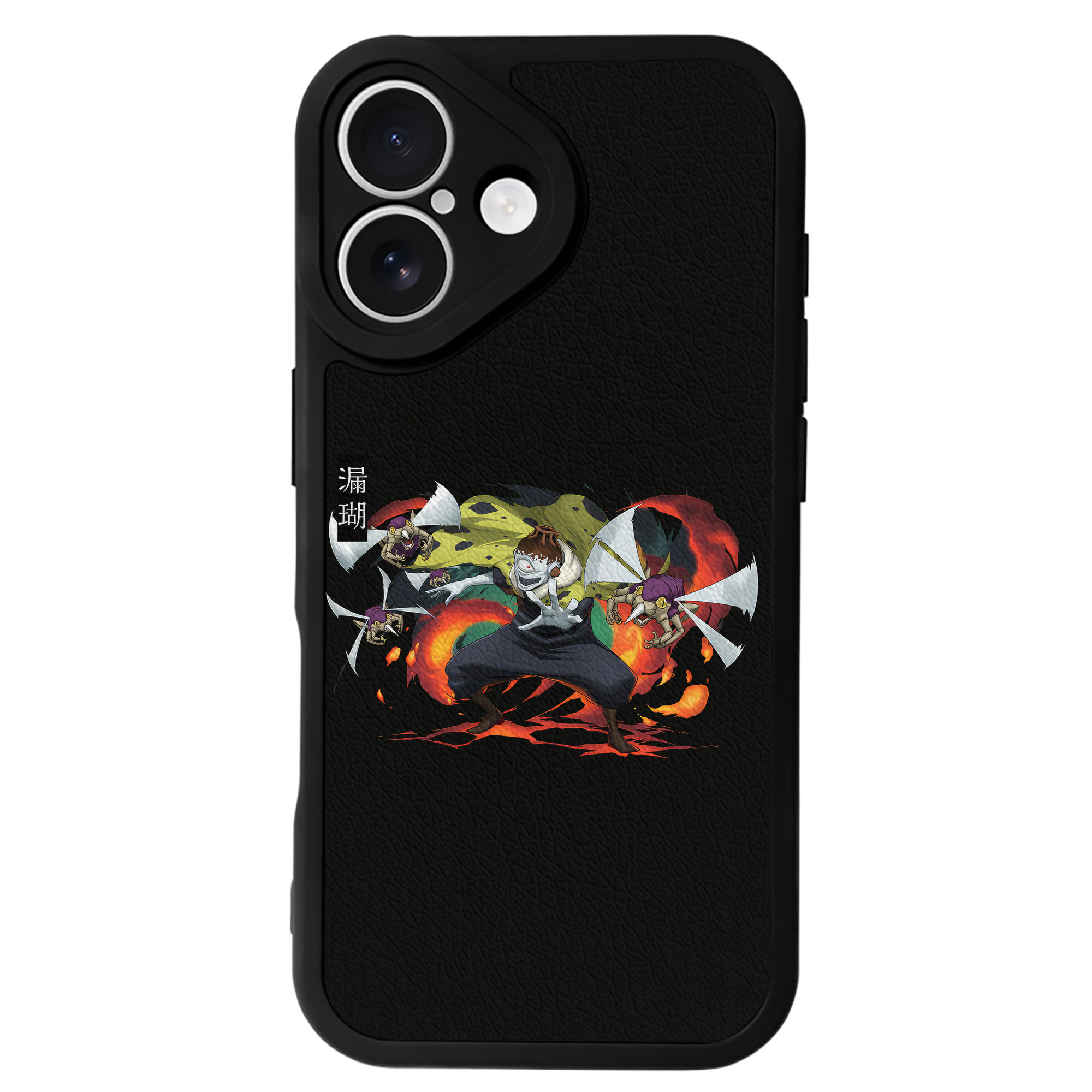 （画像用） 呪術廻戦 Jujutsu Kaisen 【iPhone 16シリーズ対応】シリコンスマホケース（レザー調） 材質：シリコン